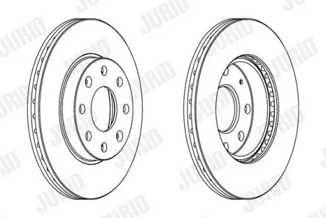 Диск гальмівний DAEWOO Jurid 563019JC