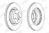 Гальмівний диск передній LAND ROVER RANGE ROVER Jurid 563022JC1 (фото 2)
