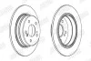 Гальмівний диск задній Mercedes 124, E-Class (W124, W210, S124, A124, C124) / Chrysler 563040JC