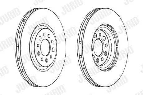 Диск гальмівний ALFA ROMEO Jurid 563067JC1