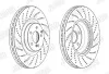 Гальмівний диск передній Mercedes C-Class (W204, W205), E-Class (W212, C207), S-Class (W221, C216) Jurid 563186JC1 (фото 2)
