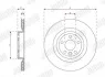 Гальмівний диск задній Land Rover Discovery Sport, Range Rover Velar Jurid 563639JC (фото 2)