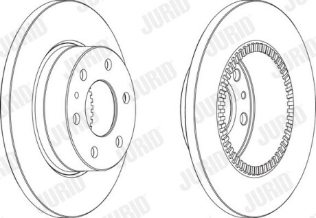 Гальмівний диск Jurid 569163J