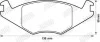 Гальмівні колодки передні VW GOLF/JETTA/POLO SEAT CORDOBA/IBIZA Jurid 571315J (фото 2)
