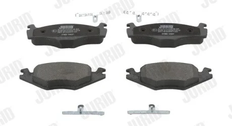 Колодки гальмівні SEAT Cordoba, Ibiza, Inca, Toledo VOLKSWAGEN Caddy, Golf (1), Golf (2), Golf (3), Jurid 571317J