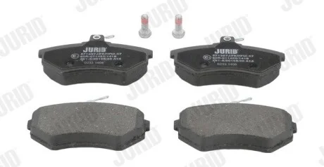 Тормозне колодки передние AUDI 80/90/100/200/A4 SEAT TOLEDO/INCA/CORDOBA VW CADDY/GOLF/PASSAT Jurid 571357J