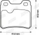 Тормозные колодки задние OPEL ASTRA/CALIBRA/KADETT/VECTRA SAAB 900 Jurid 571407J (фото 2)