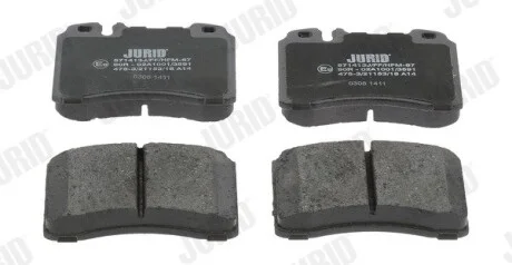 Тормозне колодки передние MERCEDES-BENZ 124/190/C/CLK/E/SL/SLK Jurid 571413J