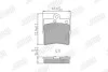 Гальмівні колодки задні MERCEDES-BENZ C/CLK/E/S/SLK Jurid 571925J (фото 1)
