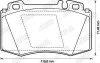 Гальмівні колодки передні MERCEDES-BENZ M/S/SL Jurid 571961J (фото 3)