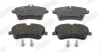 Тормозне колодки передние Mercedes C-CLASS/ CLC-CLASS/ CLK/ SLK Jurid 571986J (фото 1)