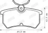 Тормозные колодки задние Ford Fiesta V, Fiesta VI, Focus I Jurid 571998J (фото 2)