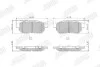 Гальмівні колодки задні Honda City IV, V, Civic V, VI, CRX III, Jazz II, III 572134J