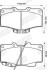 Колодки гальмівні TOYOTA 4Runner, Hi-Lux, Land Cruiser VOLKSWAGEN Taro Jurid 572140J (фото 2)
