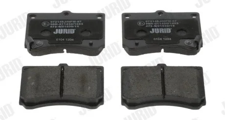 Гальмівні колодки передні MAZDA 323, MX-3 Jurid 572146J