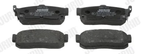 Колодки гальмівні NISSAN Maxima QX Jurid 572376J