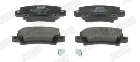 Колодки гальмівні TOYOTA Corolla Jurid 572492J