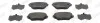 Колодки тормозные дисковые TOYOTA AURIS, RAV 4 передн. Jurid 572598J (фото 3)