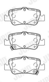 Колодки гальмівні TOYOTA Auris Jurid 572601J