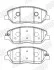 Гальмівні колодки передні Hyundai Genesis, Santa Fe/ Kia Sorento/ SsangYong Korando Actyon Jurid 572607J (фото 1)