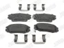 Тормозне колодки передние HYUNDAI GRANDEUR/SONATA/TUCSON KIA OPIRUS Jurid 572616J (фото 1)