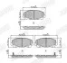 Гальмівні колодки передні Honda Accord VIII, IX / Acura TLX 572635J