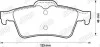 Тормозные колодки задние FORD FOCUS/TRANSIT CONNECT NISSAN PRIMERA RENAULT ESPACE/LAGUNA JAGUAR SAAB Jurid 573018J (фото 1)