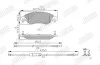 Гальмівні колодки передні  CITROËN C5 573026J