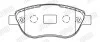 Тормозне колодки передние CITROËN C3/C4/XSARA PICASSO PEUGEOT 1007/206/207/307/PARTNER Jurid 573031J (фото 1)