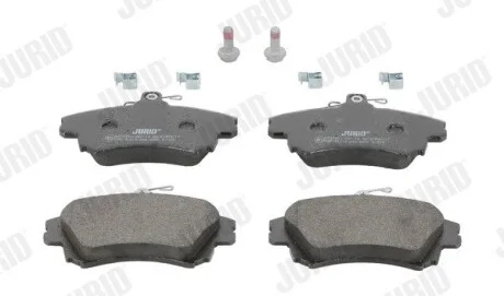 Фото 1 - гальмівні колодки передні VOLVO S40 MITSUBISHI CARISMA/COLT SMART FORFOUR Jurid 573039J Гальмівні колодки передні VOLVO S40 MITSUBISHI CARISMA/COLT SMART FORFOUR Jurid 573039J (фото 1)