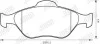 Гальмівні колодки передні FORD FIESTA/FUSION/KA/PUMA MAZDA 121/2 Jurid 573041J (фото 2)