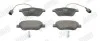 Тормозне колодки передние FIAT 500/QUBO/FIORINO/PUNTO/LINEA ALFA ROMEO MITO CITROËN NEMO PEUGEOT BI Jurid 573074J (фото 1)