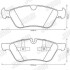 Тормозне колодки передние Mercedes E / GL / M / R Jurid 573175J (фото 2)