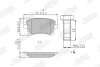 Тормозные колодки задние Audi A4 / A6 / A8 Jurid 573219J (фото 1)