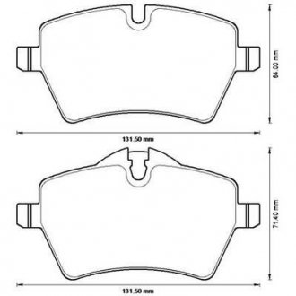 Тормозне колодки передние MINI Cooper S / Countryman / Paceman Jurid 573234J (фото 1)