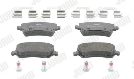Фото 1 - тормозные колодки задние LAND ROVER FREELANDER 2 / RANGE ROVER EVOQUE/ FORD GALAXY / Volvo V60/ V70 Jurid 573250J Тормозные колодки задние LAND ROVER FREELANDER 2 / RANGE ROVER EVOQUE/ FORD GALAXY / Volvo V60/ V70 Jurid 573250J (фото 1)