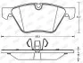 Колодки тормозные дисковые FORD KUGA задн. Jurid 573263J (фото 3)