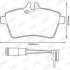 Тормозне колодки передние Mercedes A / B Jurid 573265JC (фото 4)