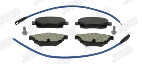 Колодки гальмівні Transit 2.2TDCi, 2.3 16V, 2.4 TDCi 07/06-> Jurid 573277J