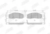 Тормозные колодки NIssan Leaf / Navara / Pathfinder Jurid 573431J (фото 1)