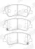 Гальмівні колодки передні HYUNDAI ACCENT, SOLARIS / KIA RIO Jurid 573866J (фото 2)
