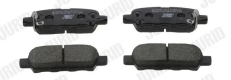Гальмівні колодки задні Renault Koleos I, II / Nissan Altima, Cube, Juke, Leaf, Qashqai, Tiida/ Infi Jurid 573890J