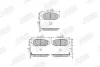 Гальмівні колодки передні CHEVROLET AVEO Jurid 573958J (фото 2)