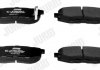 Гальмівні колодки задні SUBARU BRZ, FORESTER, LEGACY, OUTBACK, TRIBECA/ TOYOTA GT 86 Jurid 573959J (фото 3)