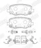 Гальмівні колодки задні JEEP CHEROKEE/ CHRYSLER 200 Jurid 574045J (фото 2)