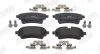 Гальмівні колодки задні Audi A4 (B9), A5 (F53, F5P, F5F, F5A), A6 (C8), Q5 (FYB, FYG) Jurid 574152J (фото 1)
