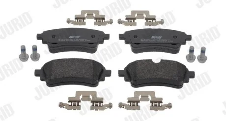 Гальмівні колодки задні Audi A4 (B9), A5 (F53, F5P, F5F, F5A), A6 (C8), Q5 (FYB, FYG) Jurid 574152J