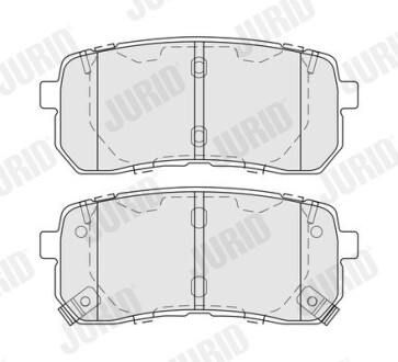 Гальмівні колодки задні KIA Sorento III (2015-2020) Jurid 574225J (фото 1)