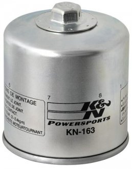 Масляний фільтр MOTO K&N KN-163 (фото 1)
