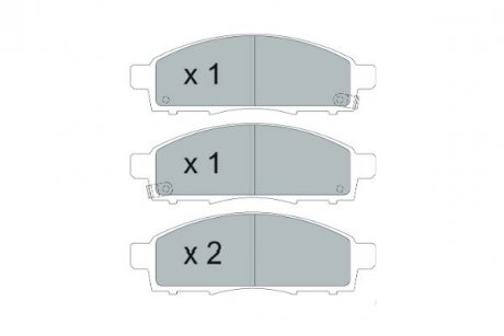 Колодки тормозные KAVO KBP-6599